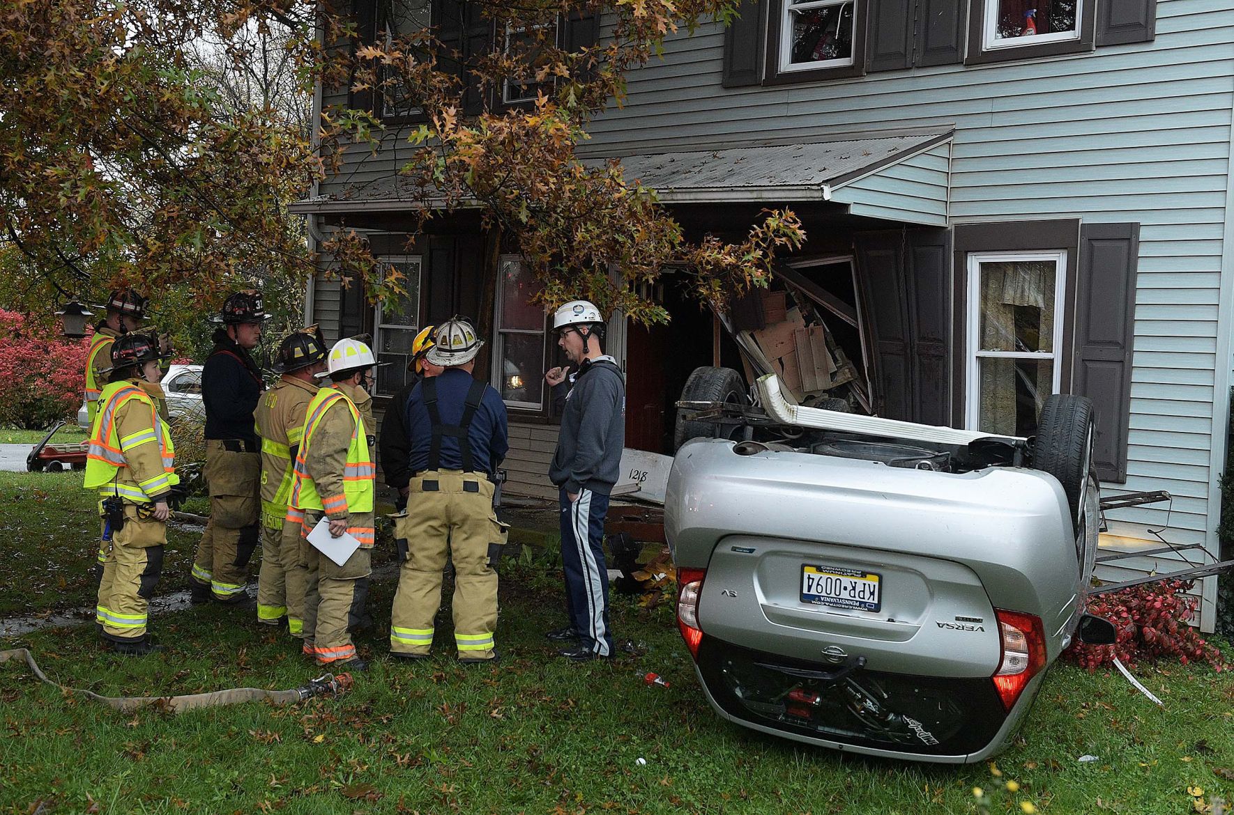 Car into House